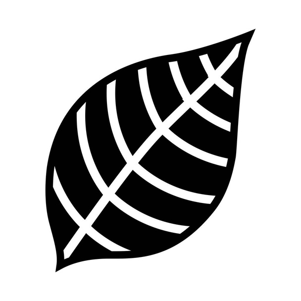 leafs plant natural icon - Vector, Image
