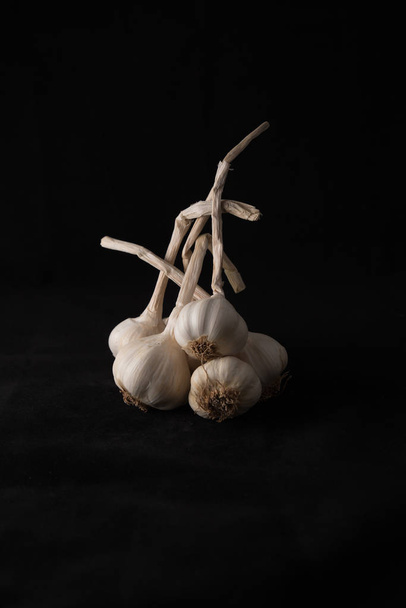 local delicious garlic - Fotoğraf, Görsel