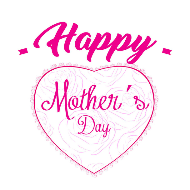 Happy Mother day - Vector, Image