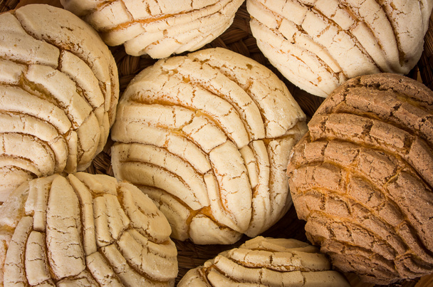 Meksikolainen Conchas makea leipä
 - Valokuva, kuva
