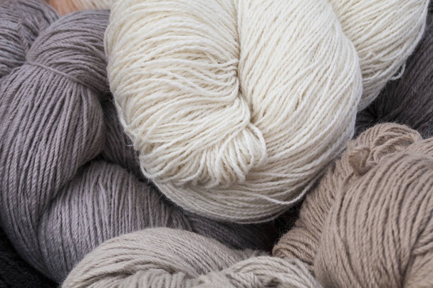 Handmade wool yarn  - Foto, Imagen