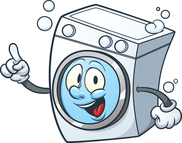 Máquina de lavar roupa - Vetor, Imagem