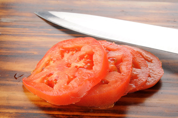 Sliced tomatoes - Φωτογραφία, εικόνα