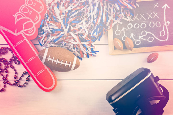 Football party background - Photo, Image