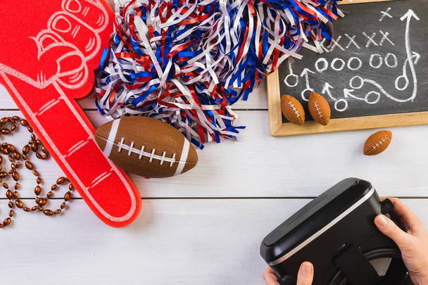 Football party background - Photo, Image