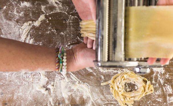 Preparing home made pasta  - Photo, Image