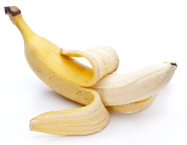 Banana isolated on white - Foto, immagini