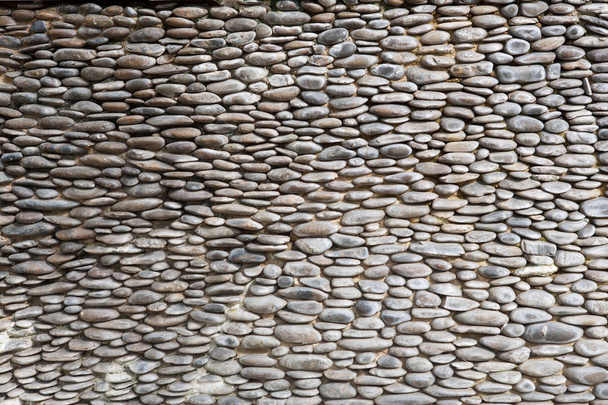 small stone lined walls background - Photo, Image
