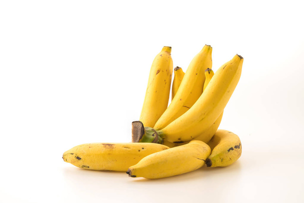 fresh bananas on white background - Fotografie, Obrázek