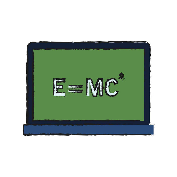 relatividade teoria equação matemática ícone imagem
 - Vetor, Imagem