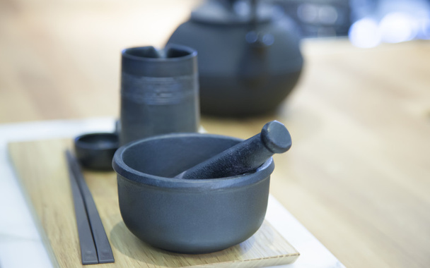 Pots en céramique de cuisine
 - Photo, image