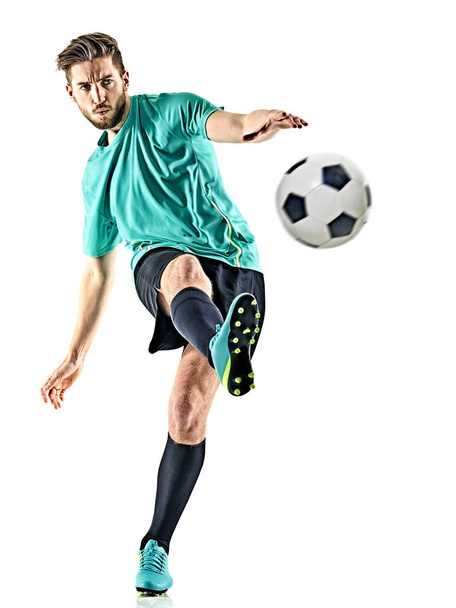 soccer player man isolated - Photo, image
