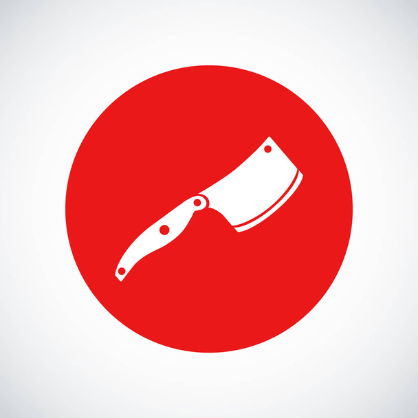 White knife icon - Vetor, Imagem