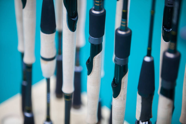 Fishing rods detail - Foto, Imagen