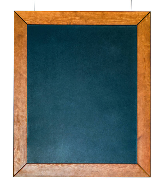 Texture de craie de tableau noir dans un cadre en bois
 - Photo, image