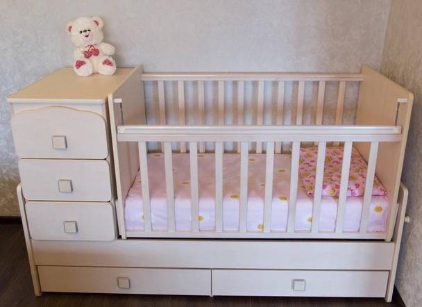 Baby crib. Bed for child - Photo, Image