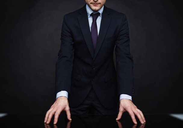 businessman in black suit - Photo, Image