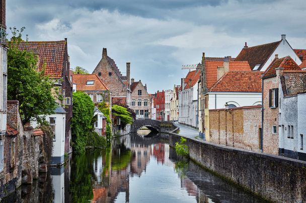 Houses in Bruges Brugge, Belgium - Foto, Imagen