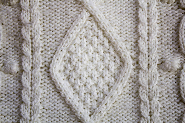 knitted wool pattern - Photo, Image