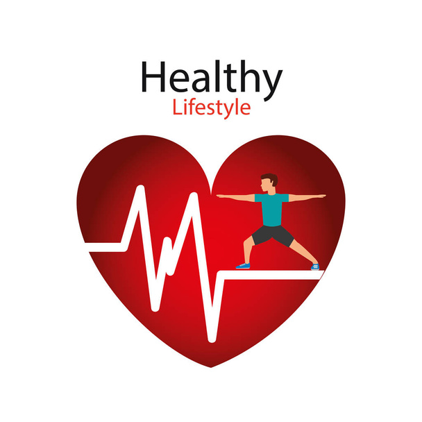 icone del concetto di stile di vita sano
 - Vettoriali, immagini