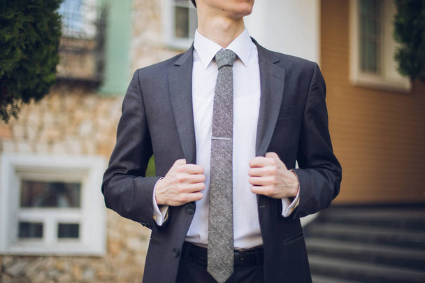 Businessman in a business suit and tie - Foto, immagini