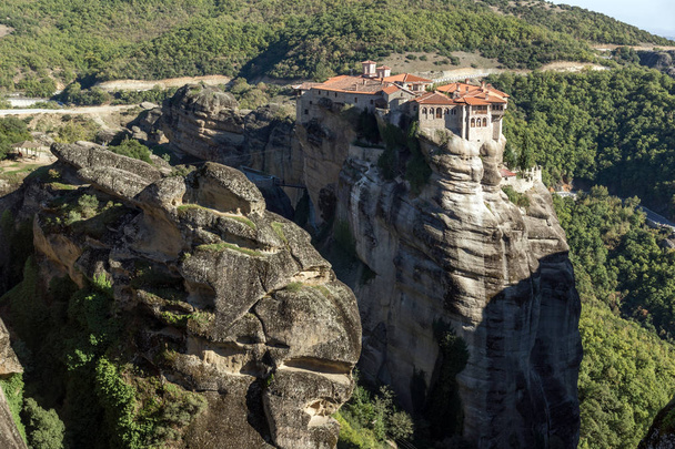 Outside view of Holy Monastery of Varlaam in Meteora, Thessaly - Foto, afbeelding