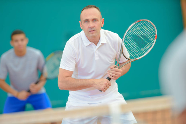 tennis game doubles match - Fotó, kép