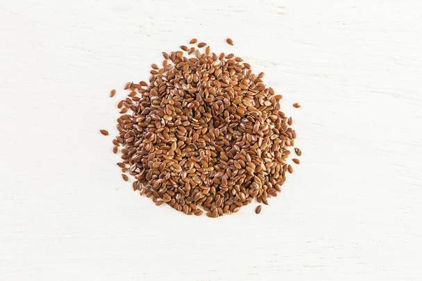 Flax seeds close up - Photo, Image