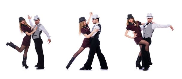 Tanzpaar tanzt moderne Tänze - Foto, Bild