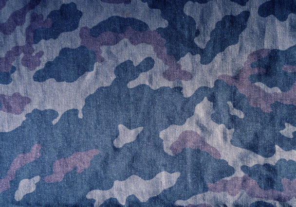 Velho padrão de pano uniforme camuflagem
 - Foto, Imagem