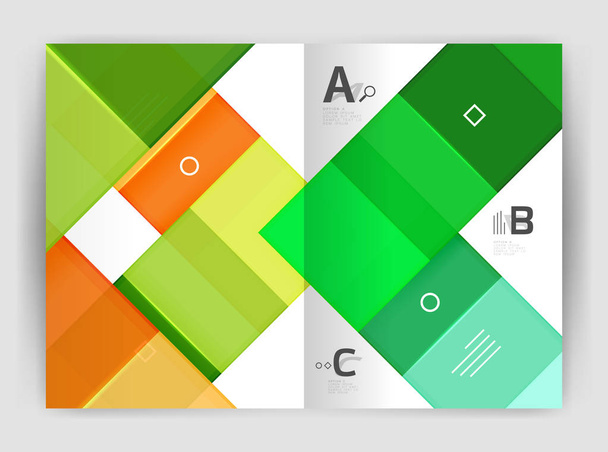 Бізнес-а4 бізнес брошури геометричний шаблон
 - Вектор, зображення