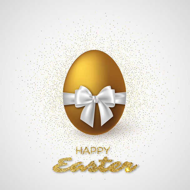 Realistic 3D Easter egg. - Vector, imagen