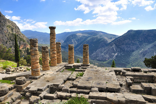 Delphi ruins in greece - Zdjęcie, obraz