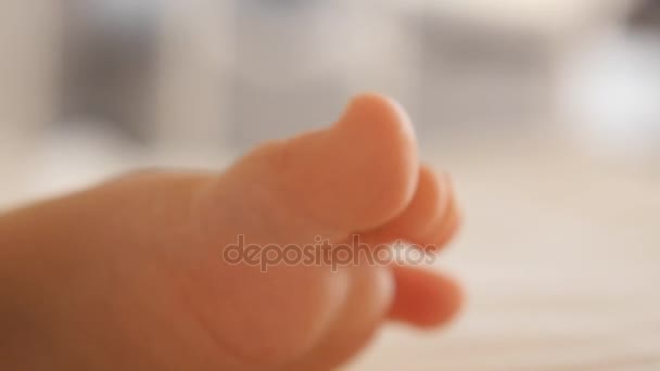 adorável bonito bebê pés
 - Filmagem, Vídeo