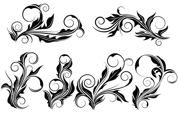 Floral vector collection. - Vector, Image
