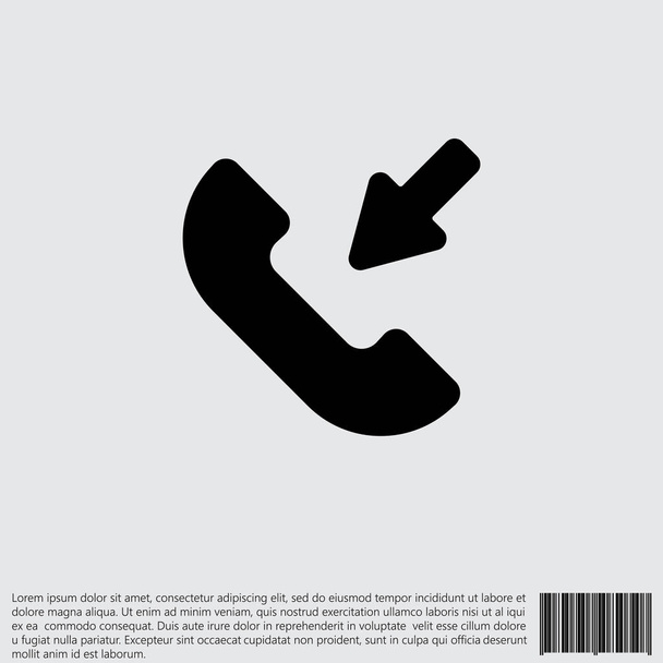 icon of Incoming call - Vector, Image