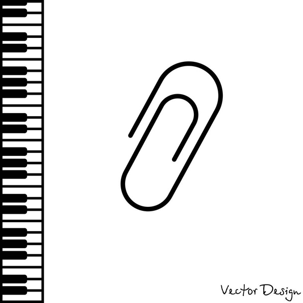 lijn pictogram van Clip - Vector, afbeelding