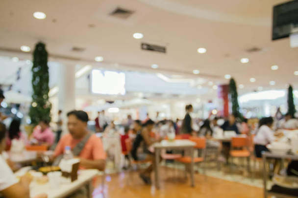 patio de comida borrosa en el supermercado / centro comercial para el fondo
 - Foto, imagen