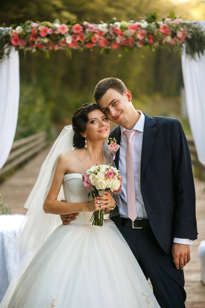 happinest  wedding couple - Valokuva, kuva