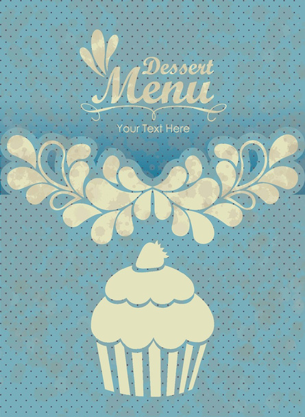 menu retro - Vector, afbeelding