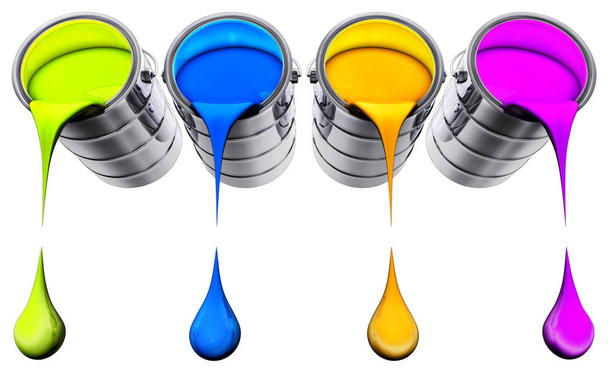 various color pots - Foto, imagen
