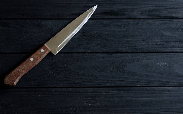 Κουζίνα εσωτερικό με μαχαίρι - Φωτογραφία, εικόνα