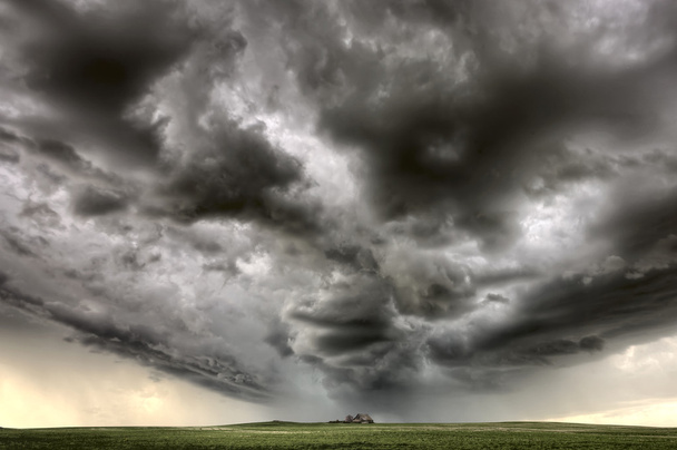 burzowe chmury saskatchewan - Zdjęcie, obraz