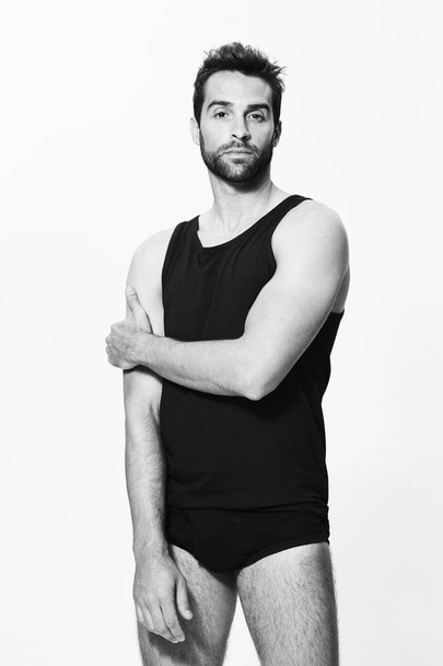 Man posing in underwear - Fotó, kép