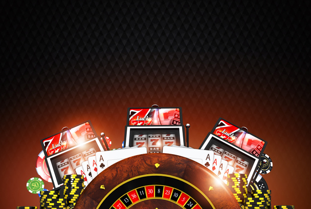 Casino kopieren Raum Hintergrund - Foto, Bild