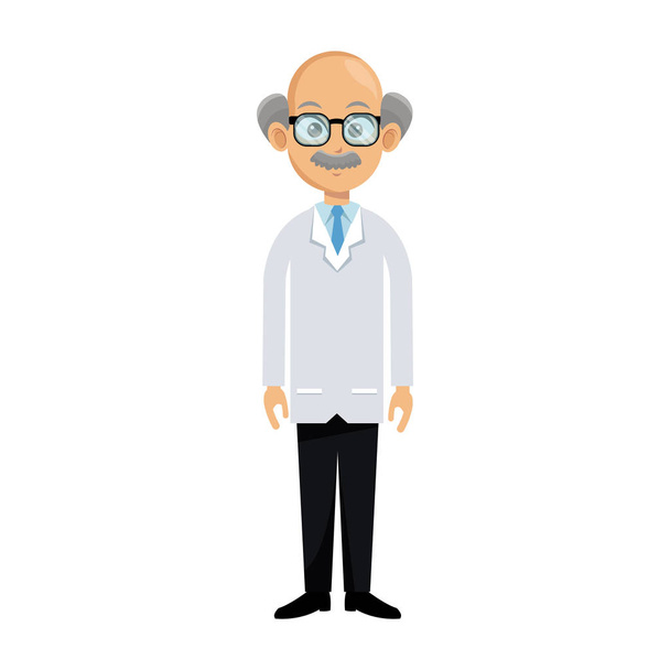 medical doctor man icon - Vector, Image