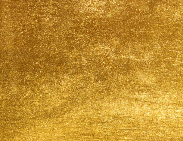 Textura zlaté fólie lesklé žluté listy - Fotografie, Obrázek