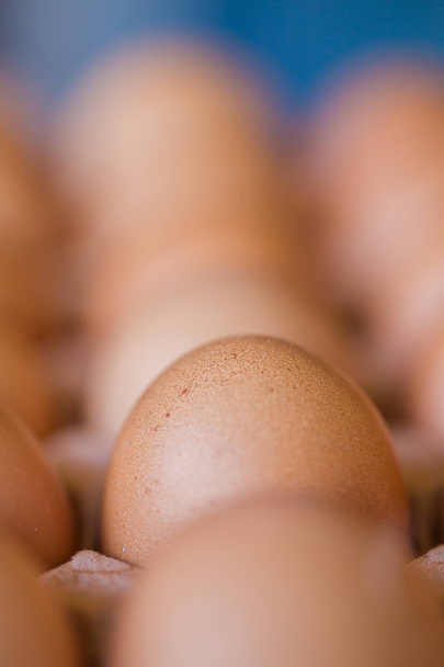 Close up image of eggs  - Zdjęcie, obraz