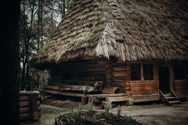 Casa de madera rústica
 - Foto, imagen