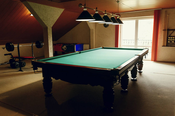 pool table at recreation room - Photo, Image